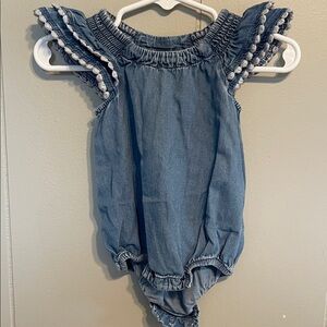 Old Navy Blue Denim Kids Romper